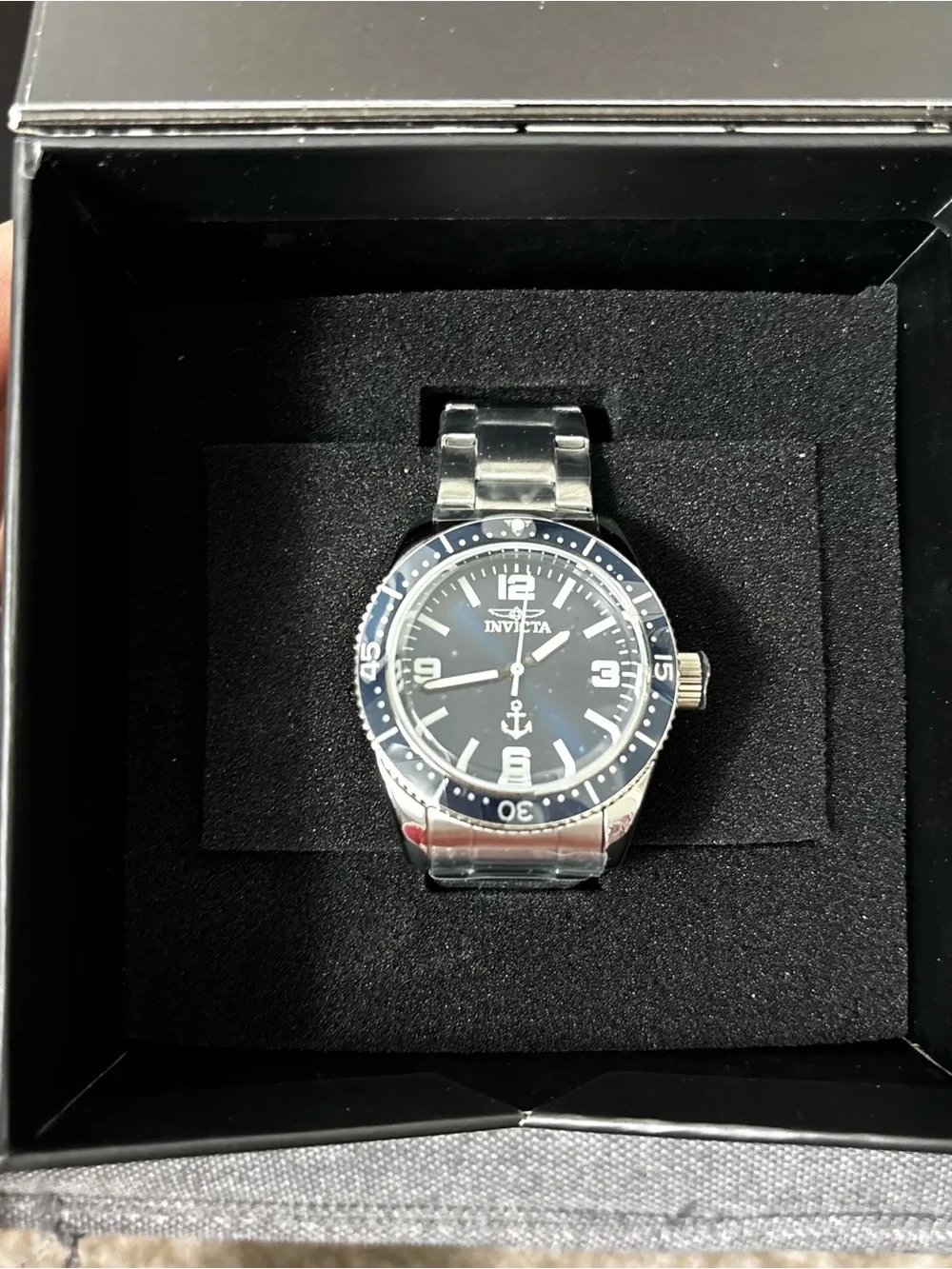 Invicta Ocean Voyage Blue Dial Stainless Steel NWT